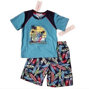 NWT Minizzz Surfer Boy Pajamas